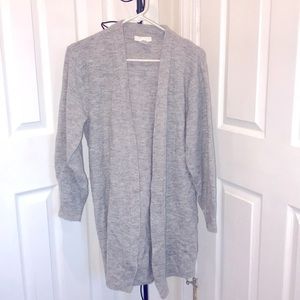 Soft cozy long line cardigan sweater